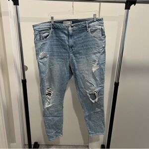 Abercrombie & Fitch High Waisted Super Skinny Ankle Jean